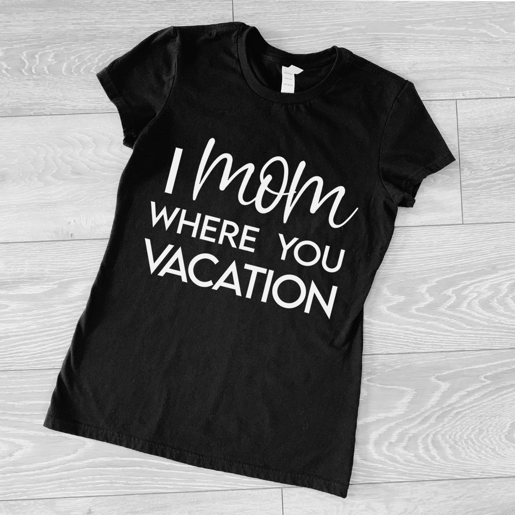 I Mom Where You Vacay Crew Neck - Image 2